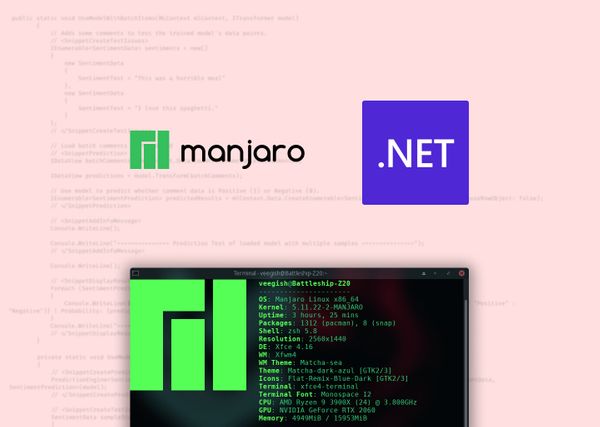Setting up a .NET development environment on Manjaro